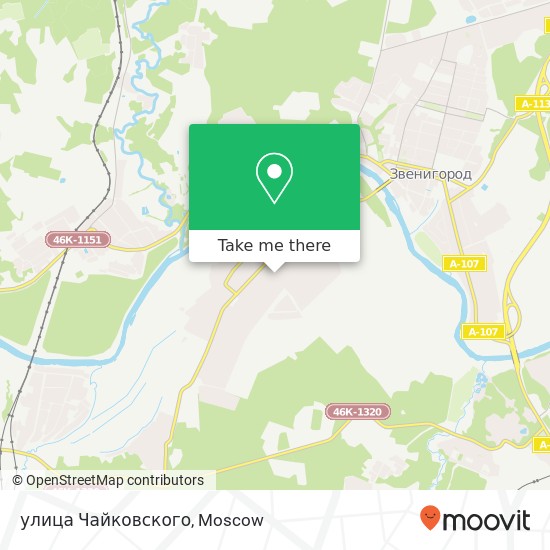 улица Чайковского map