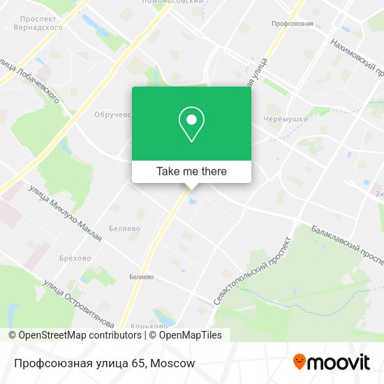 Профсоюзная улица 65 map