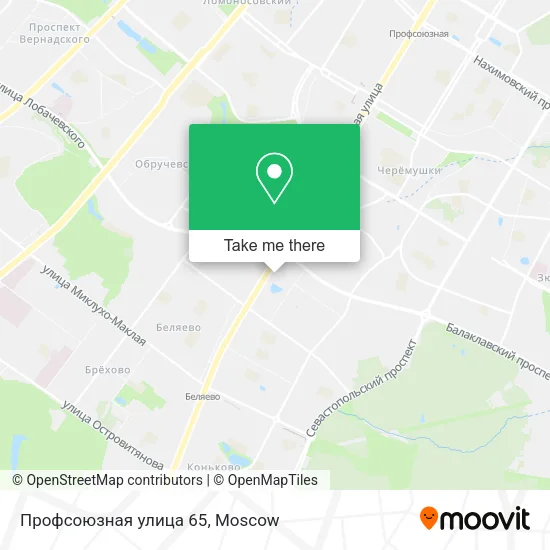 Профсоюзная улица 65 map