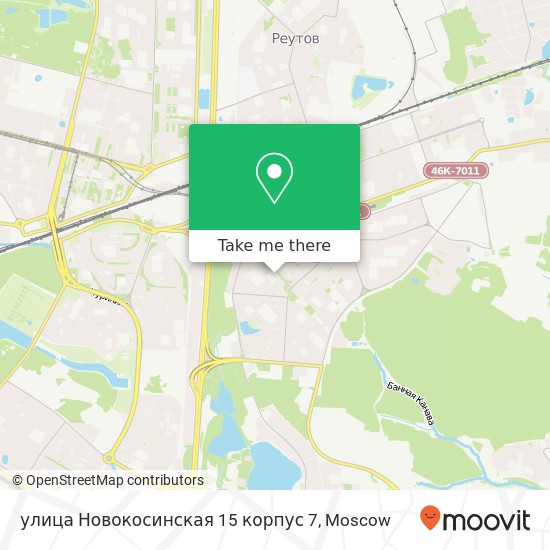улица Новокосинская 15 корпус 7 map