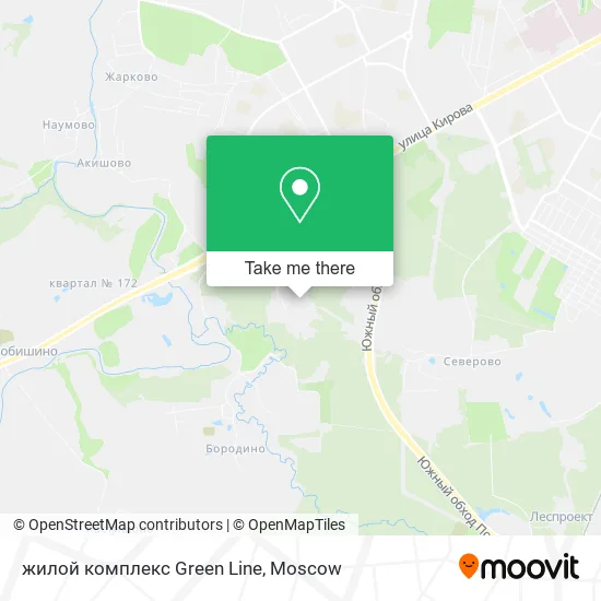 жилой комплекс Green Line map