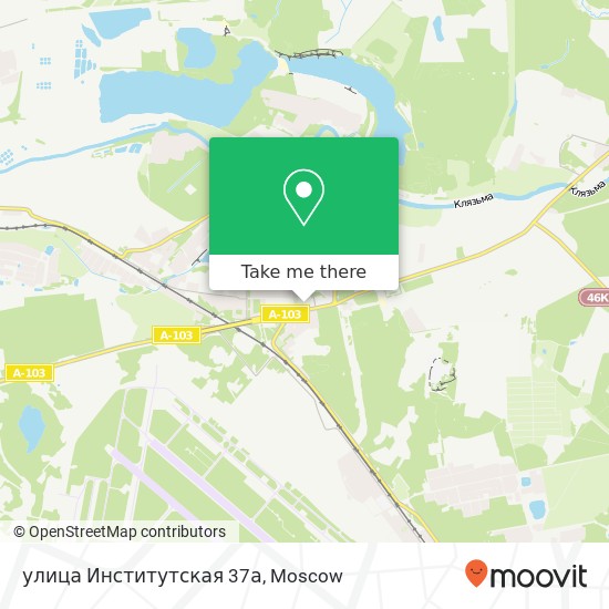 улица Институтская 37а map