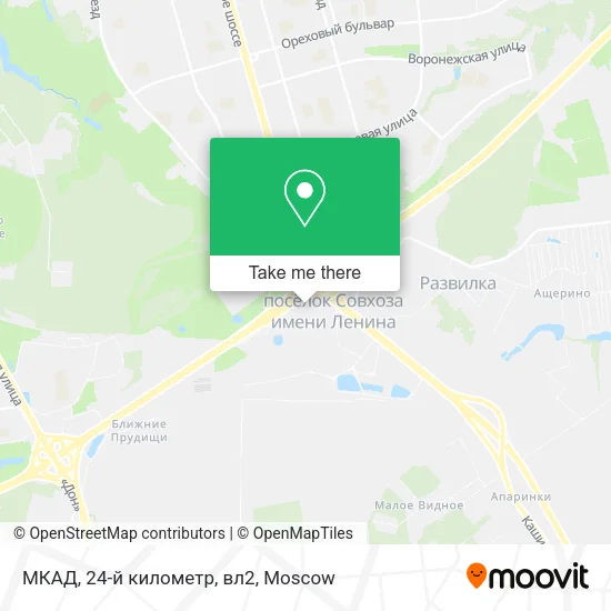 МКАД, 24-й километр, вл2 map