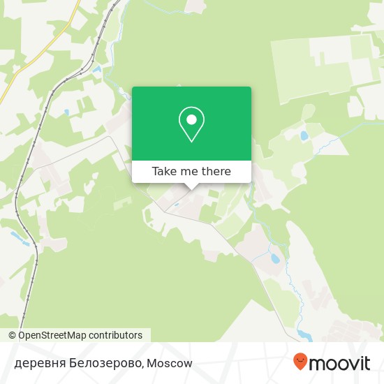 деревня Белозерово map