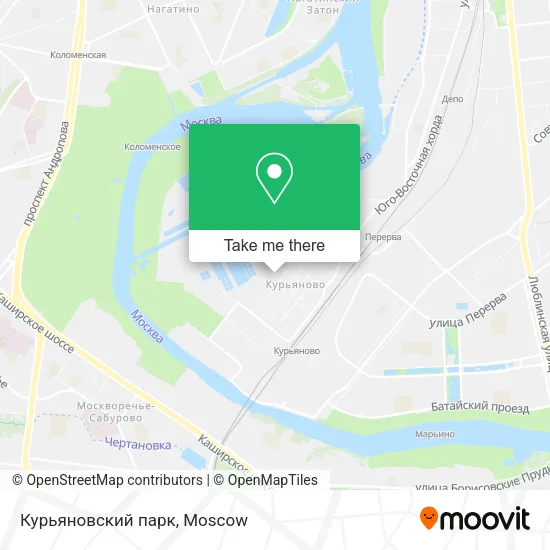 Курьяновский парк map