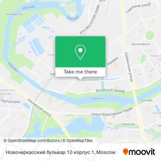 Новочеркасский бульвар 10 корпус 1 map