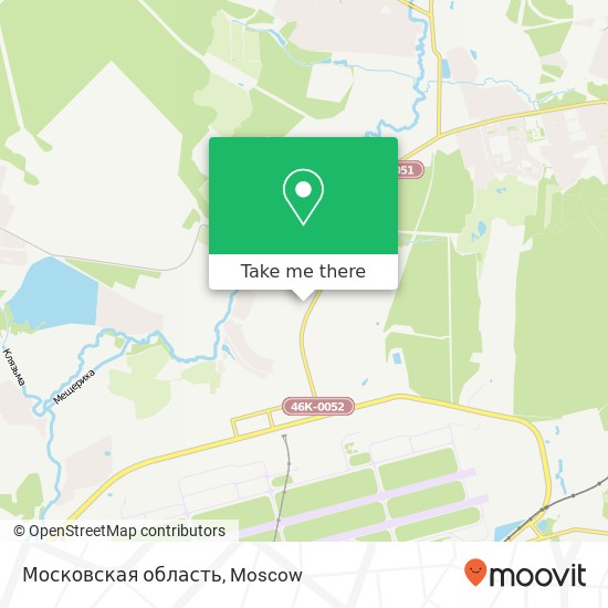 Московская область map