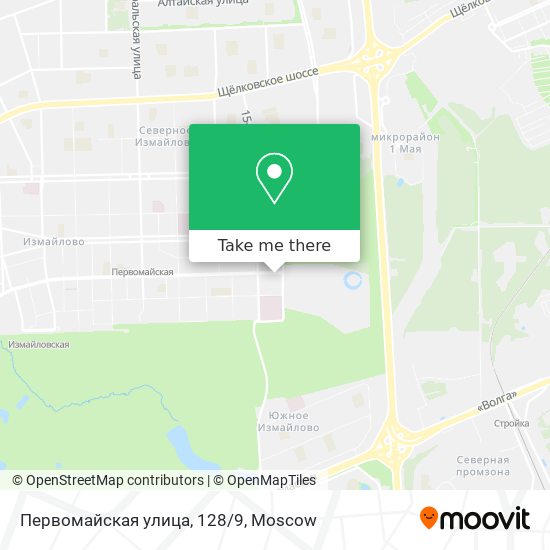 Первомайская улица, 128/9 map