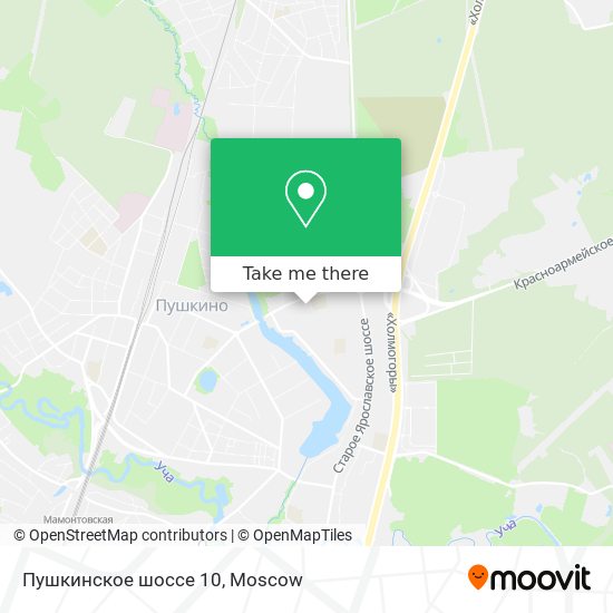 Пушкинское шоссе 10 map