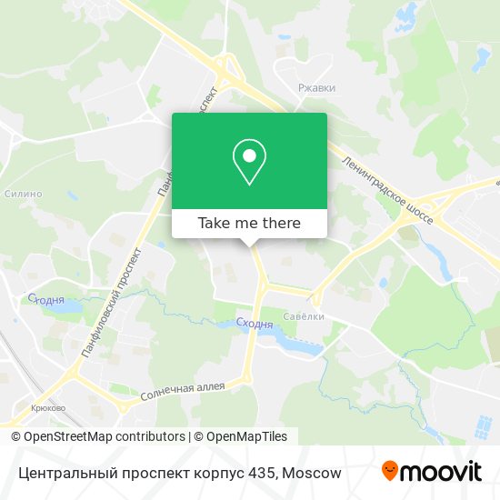 Центральный проспект корпус 435 map