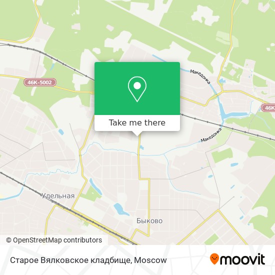 Старое Вялковское кладбище map