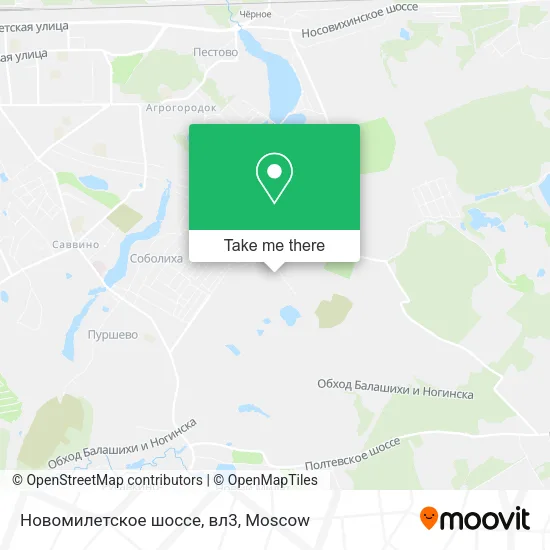 Новомилетское шоссе, вл3 map