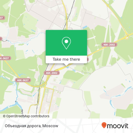 Объездная дорога map