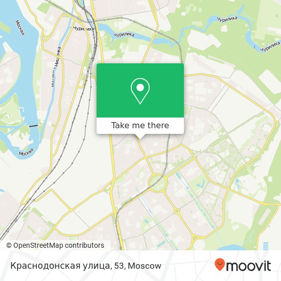 Краснодонская улица, 53 map