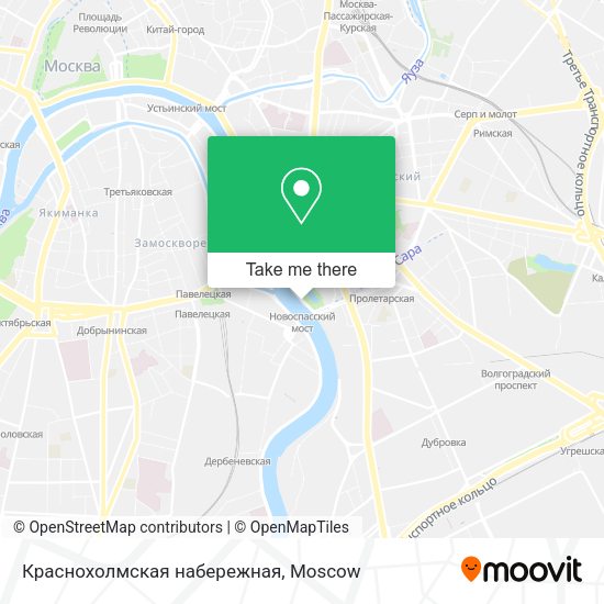 Краснохолмская набережная map