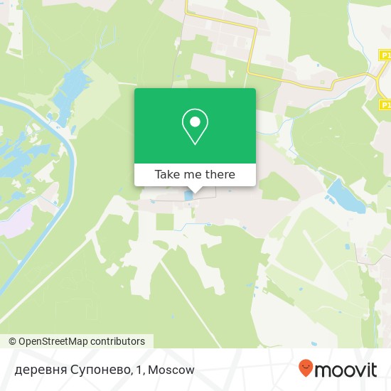 деревня Супонево, 1 map