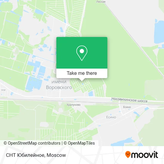СНТ Юбилейное map