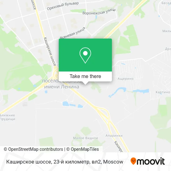 Каширское шоссе, 23-й километр, вл2 map