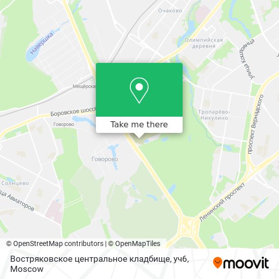 Востряковское центральное кладбище, уч6 map