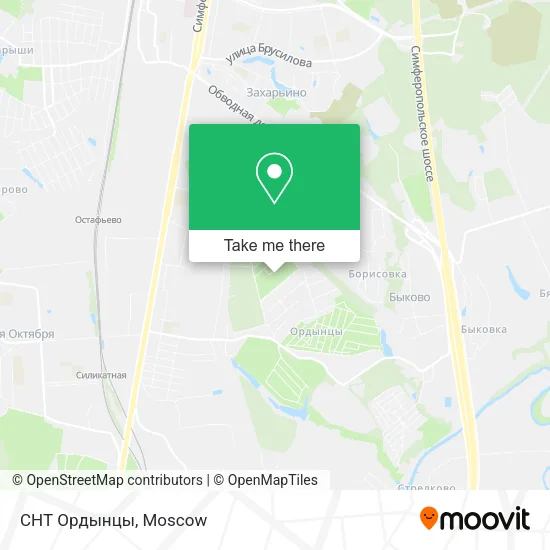 СНТ Ордынцы map