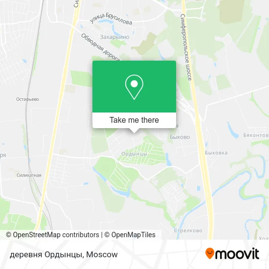 деревня Ордынцы map