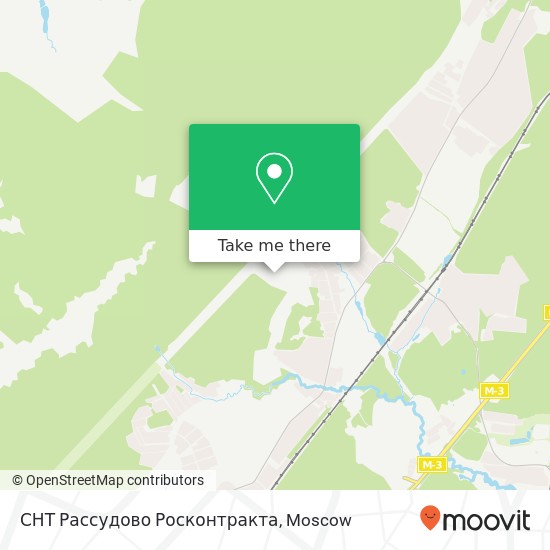 СНТ Рассудово Росконтракта map