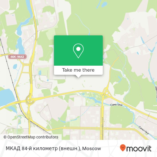 МКАД 84-й километр (внешн.) map
