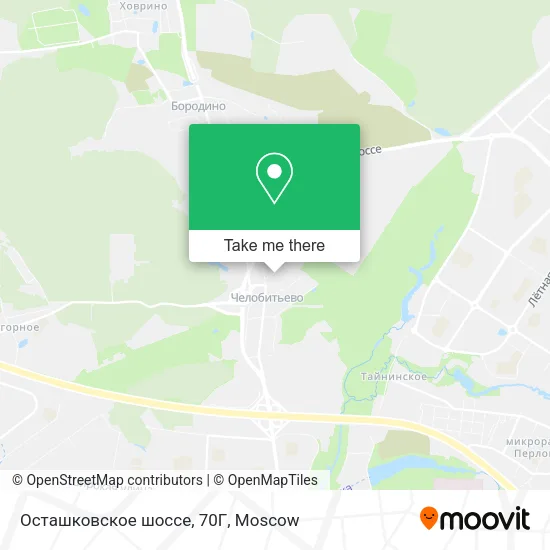 Осташковское шоссе, 70Г map