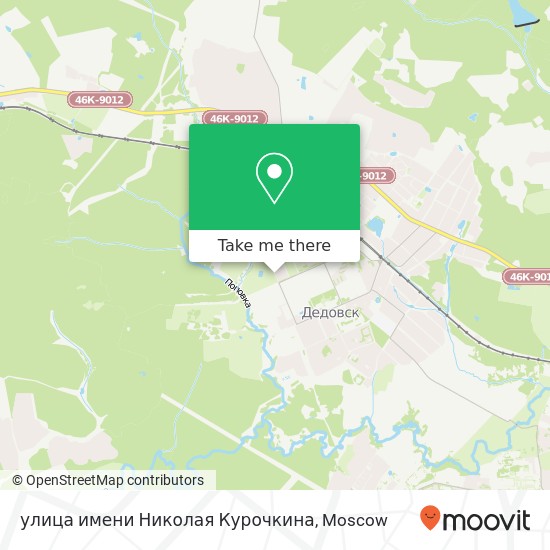 улица имени Николая Курочкина map