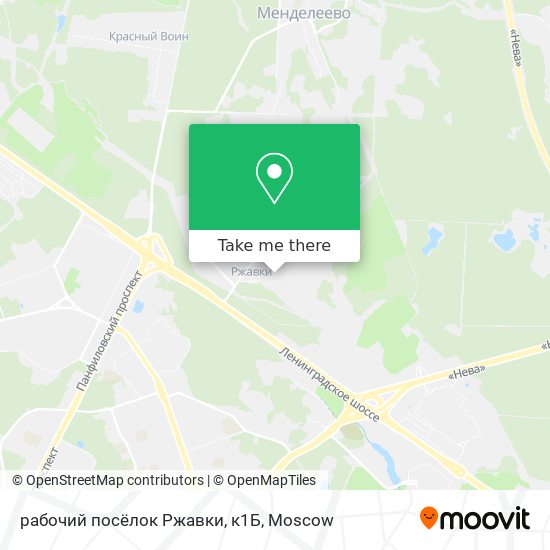 рабочий посёлок Ржавки, к1Б map