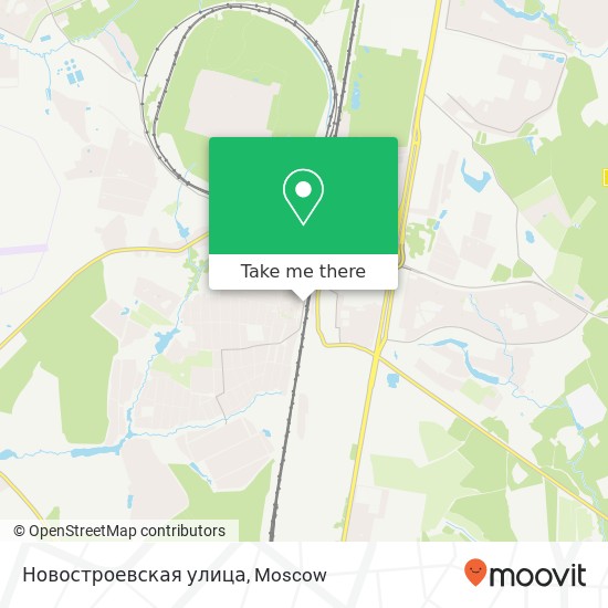 Новостроевская улица map