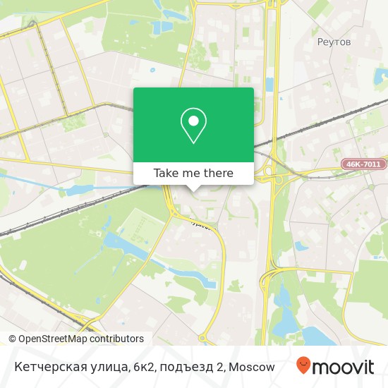 Кетчерская улица, 6к2, подъезд 2 map