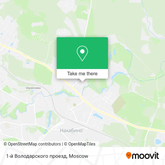 1-й Володарского проезд map
