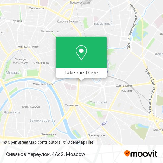 Сивяков переулок, 4Ас2 map