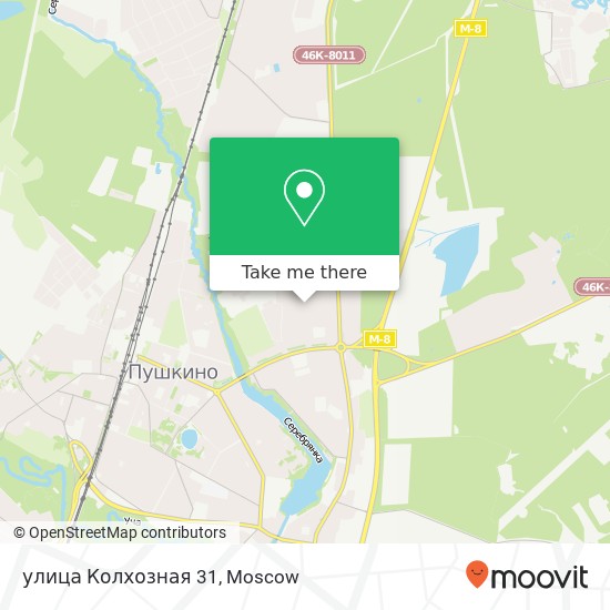 улица Колхозная 31 map