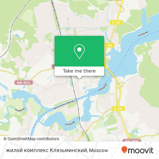 жилой комплекс Клязьминский map