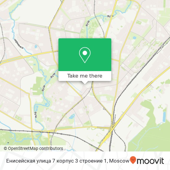 Енисейская улица 7 корпус 3 строение 1 map