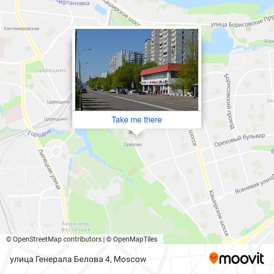 улица Генерала Белова 4 map