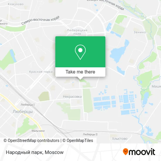 Народный парк map