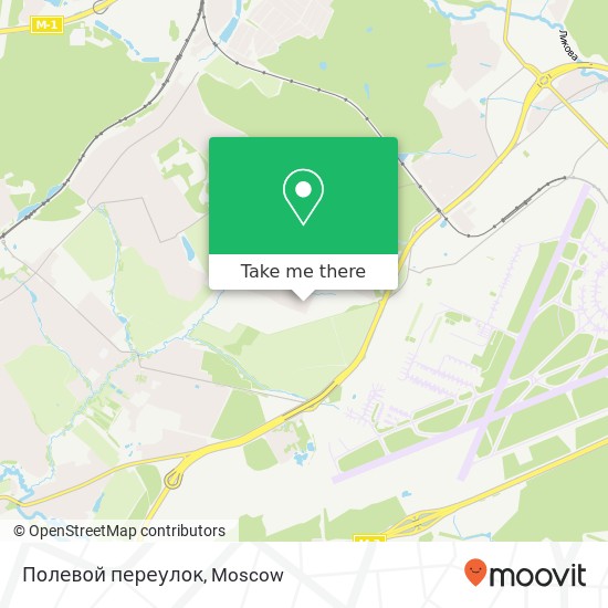 Полевой переулок map