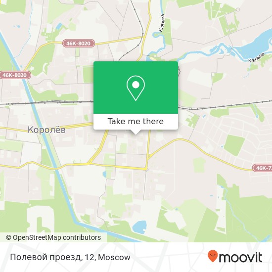 Полевой проезд, 12 map