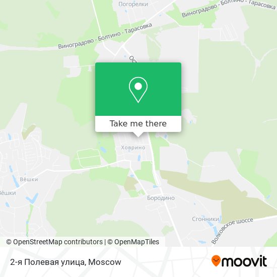 2-я Полевая улица map