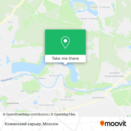 Кожинский карьер map