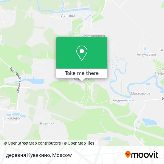 деревня Кувекино map