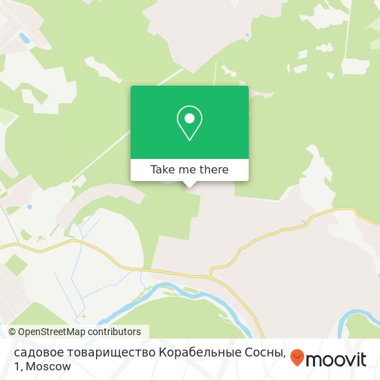 садовое товарищество Корабельные Сосны, 1 map