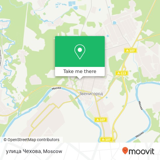 улица Чехова map