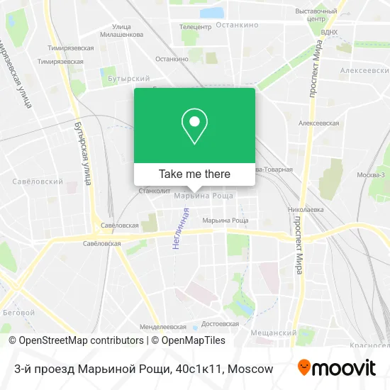 3-й проезд Марьиной Рощи, 40с1к11 map