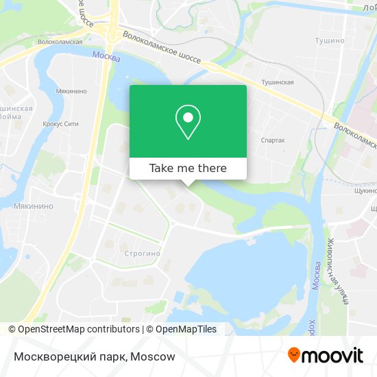 Москворецкий парк map