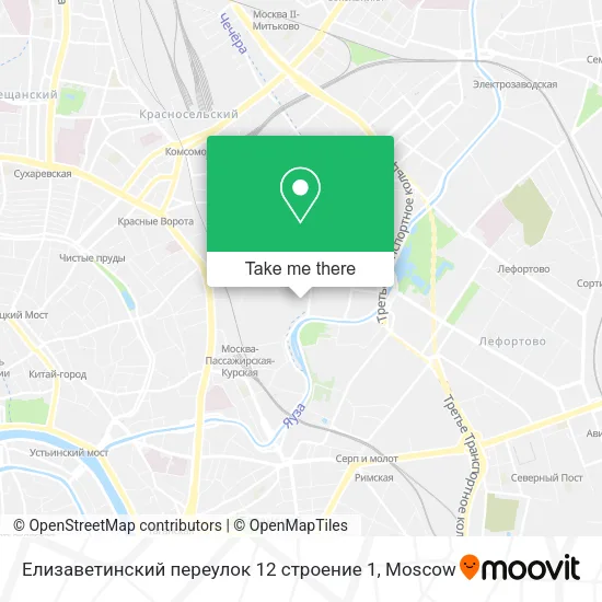 Елизаветинский переулок 12 строение 1 map