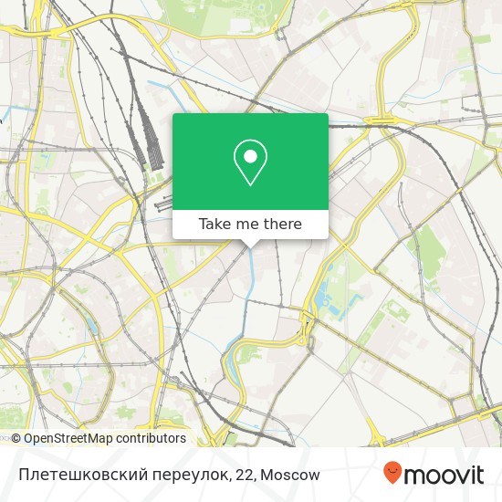 Плетешковский переулок, 22 map